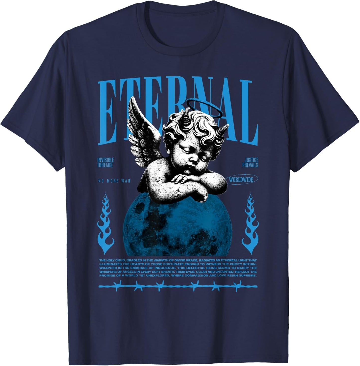 Eternal Powder Blue 9s Matching Women T-Shirt - T-Shirt | Navy