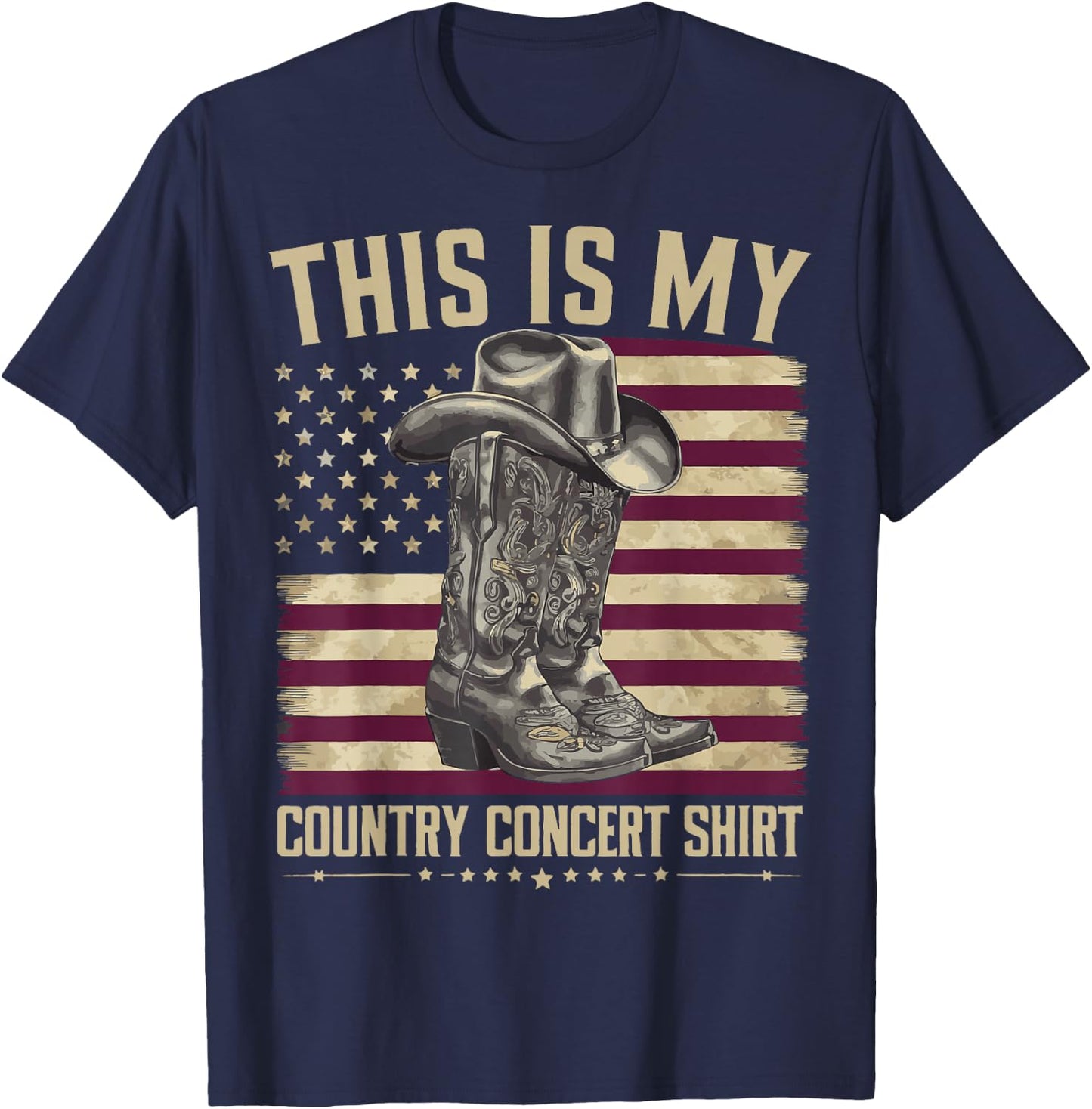 This Is My Country Concert T-Shirt - T-Shirt | Navy