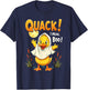 Ghost Costume Cute Duck Quack I Mean Boo Spooky Halloween T-Shirt - T-Shirt | Navy