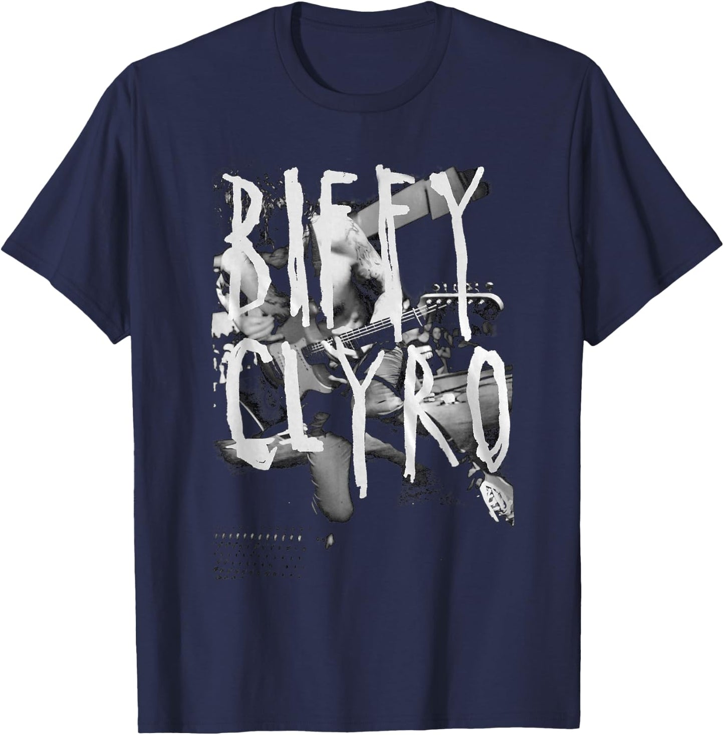 Biffy Clyro Scrawl T-Shirt - T-Shirt | Navy