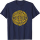 Mayan Sun Symbol Tribal Sun Aztec Native Indian T-Shirt - T-Shirt | Navy
