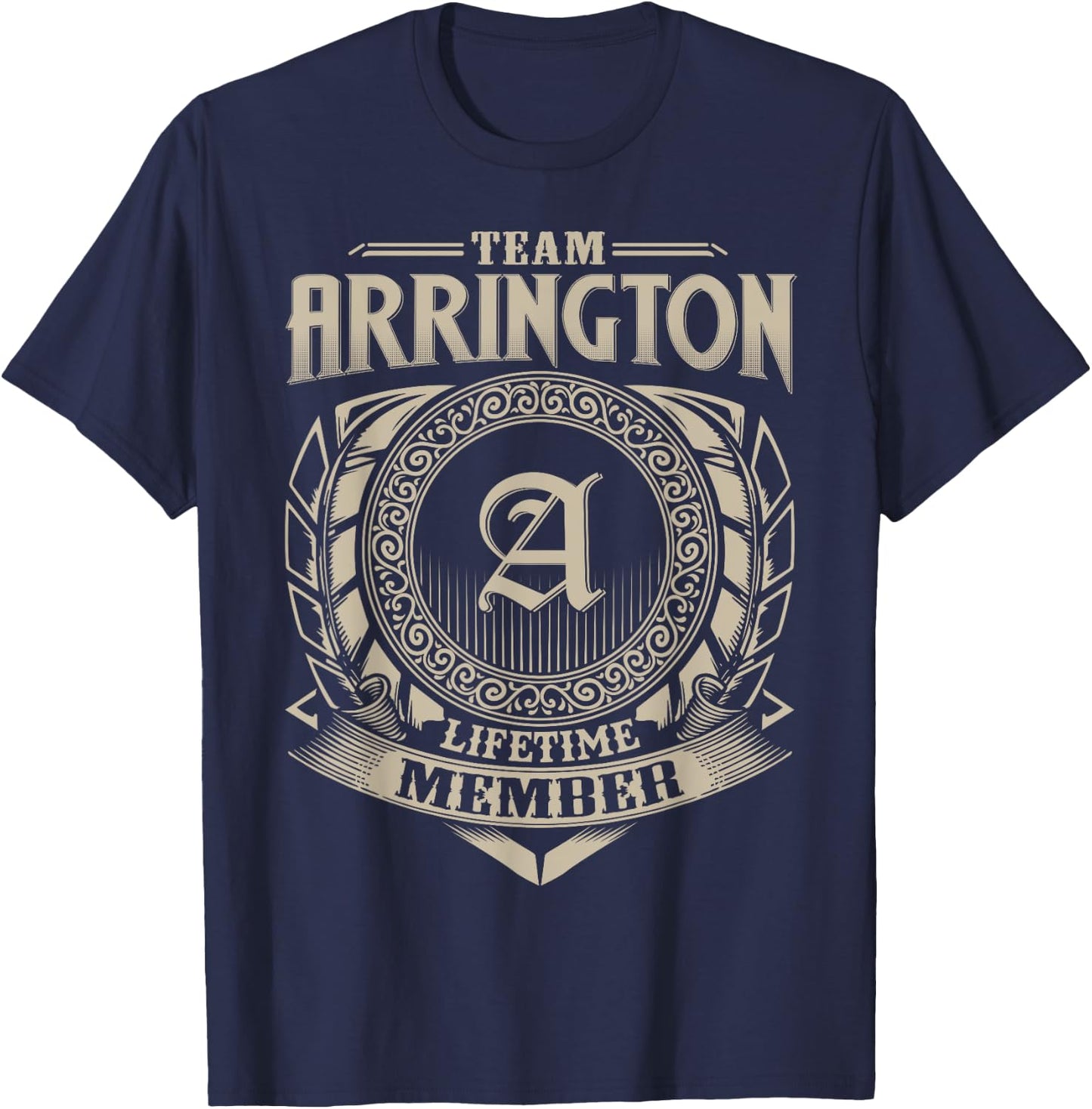 Team ARRINGTON Lifetime Member Vintage ARRINGTON Family T-Shirt - T-Shirt | Navy