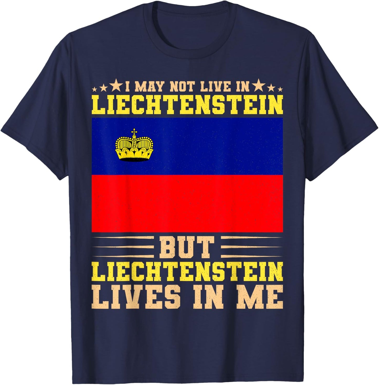 Liechtenstein T-Shirt - T-Shirt | Navy