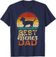 Best Wiener Dad, Father's Day, Dachshund Daddy T-Shirt - T-Shirt | Navy