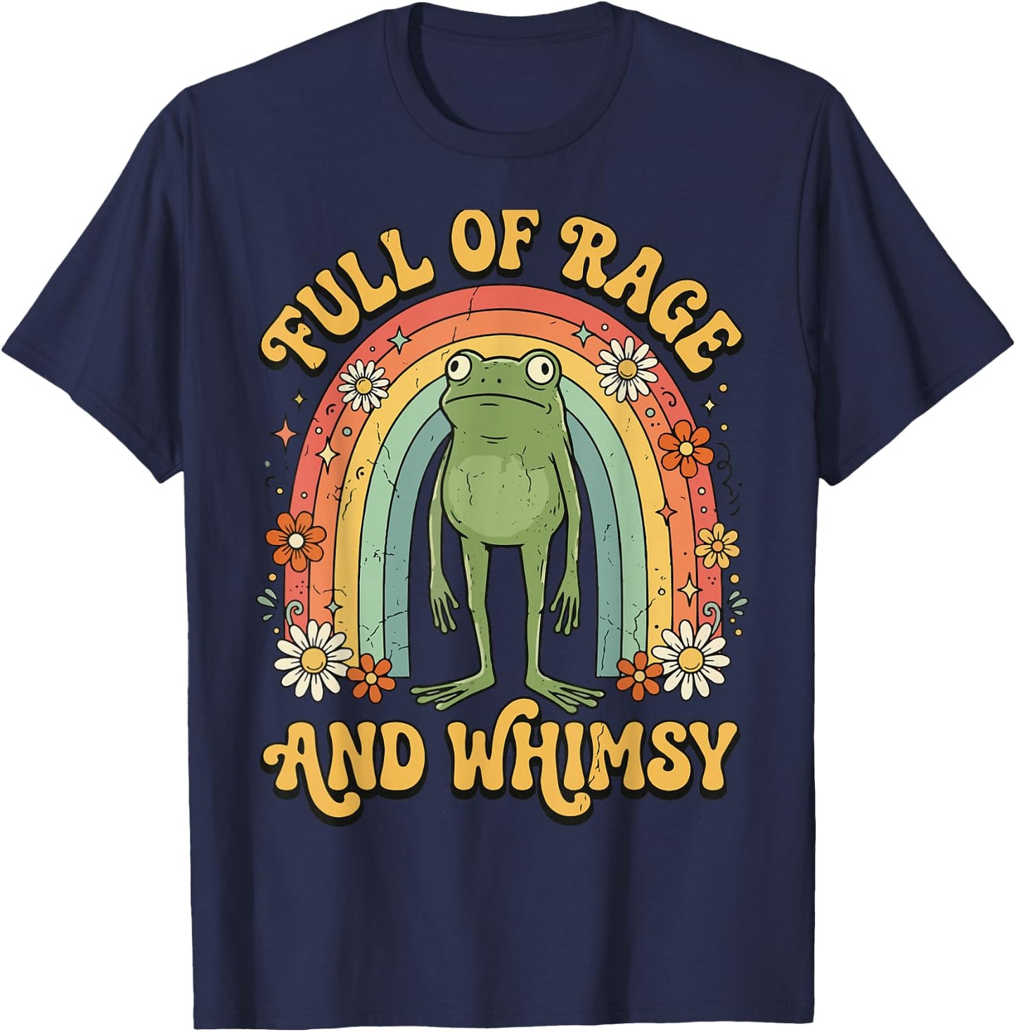 Full of Rage and Whimsy T-Shirt - T-Shirt | Navy