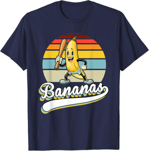 Let's Go Bananas Kids Youth Boys T-Shirt - T-Shirt | Navy