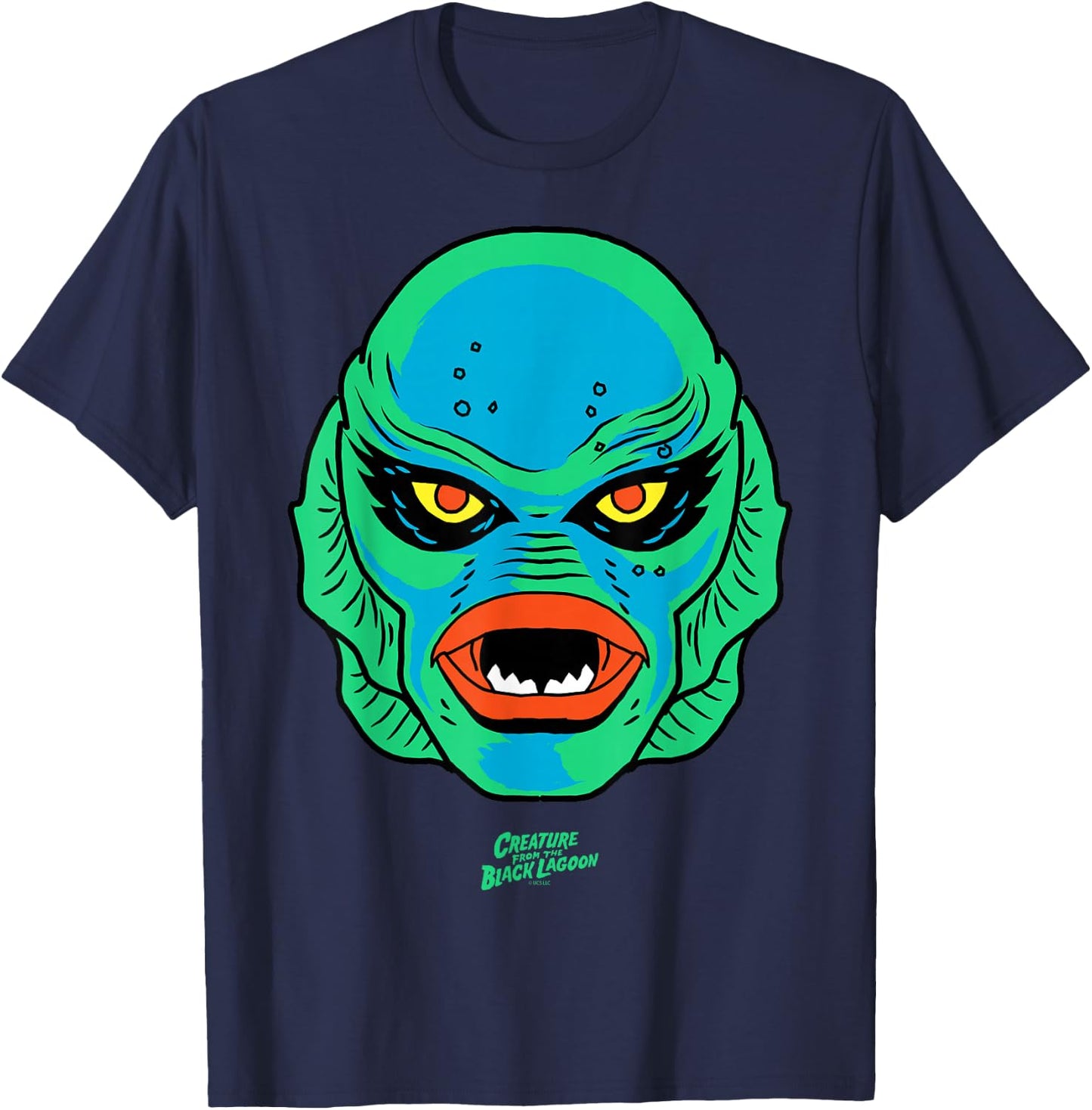 Universal Monsters Creature from the Black Lagoon Gilman T-Shirt - T-Shirt | Navy