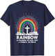 Rainbow A Promise Of God Not A Symbol Of Pride T-Shirt - T-Shirt | Navy
