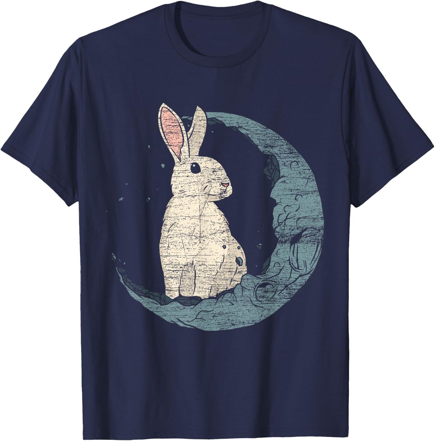 Moon Rabbit T-Shirt - T-Shirt | Navy