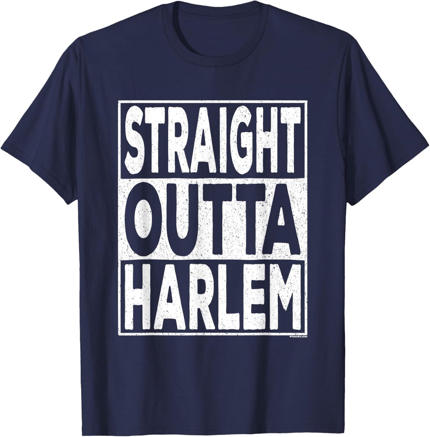 Straight Outta Harlem T-Shirt - T-Shirt | Navy