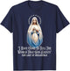 Our Lady of Medjugorje Pilgrimage Marian Catholic T-Shirt - T-Shirt | Navy