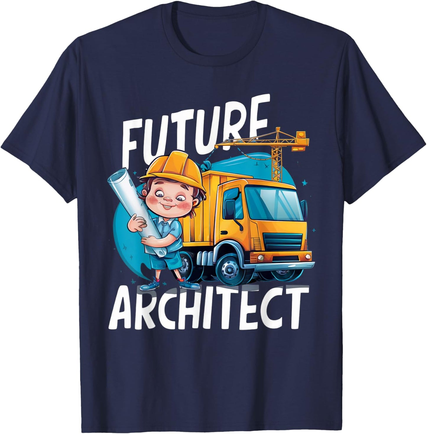 Future Architect Costume for Toddler Adults & Kids T-Shirt - T-Shirt | Navy