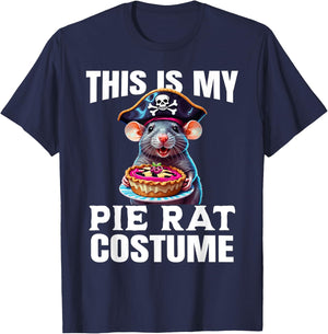This is My Pie Rat Costume - Funny Pirate Costume T-Shirt - T-Shirt | Navy