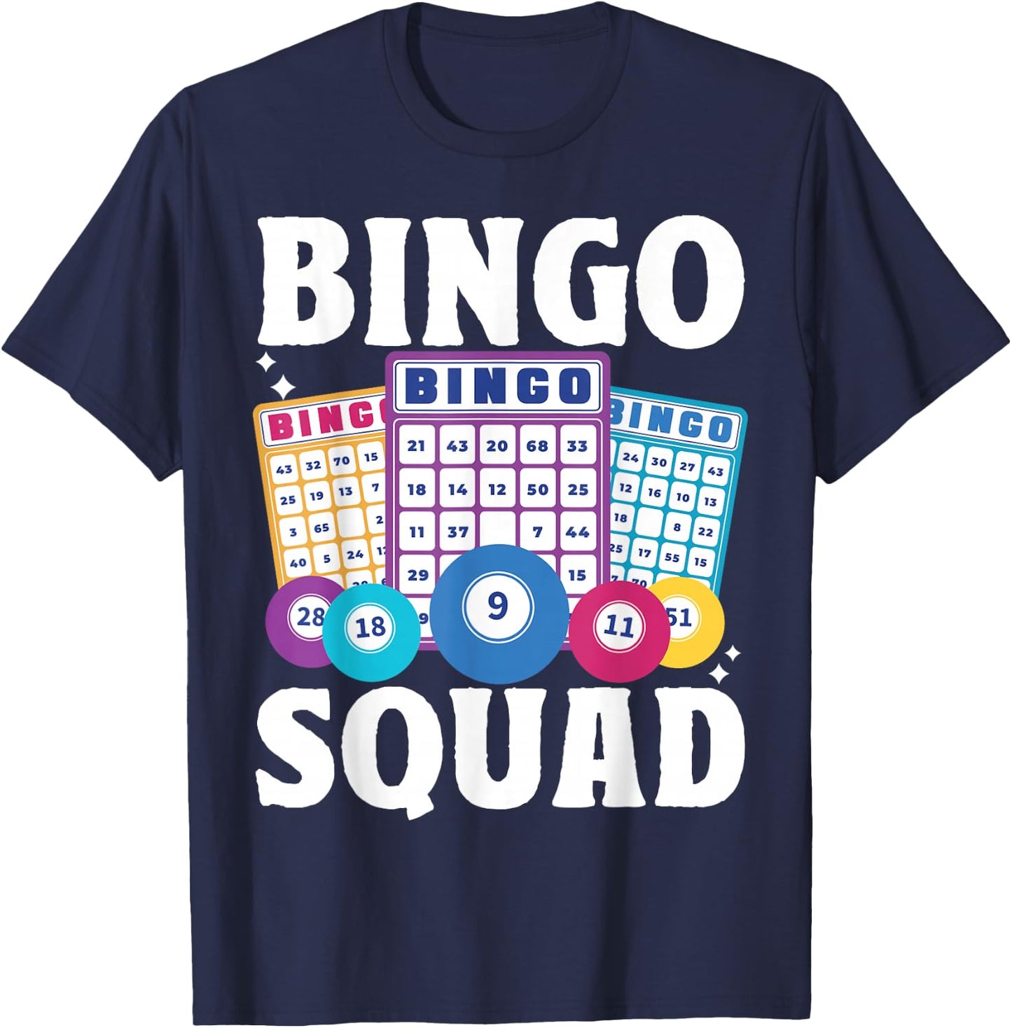 Bingo Squad T-Shirt - T-Shirt | Navy