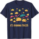 It's Raining Tacos Funny Taco Lovers kids girls boys T-Shirt - T-Shirt | Navy