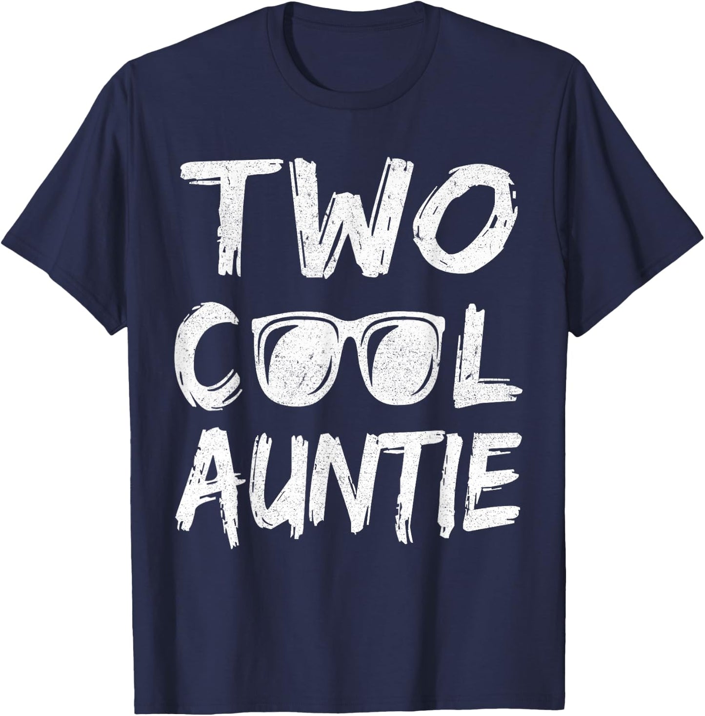 Auntie Of The Birthday Boy Two Cool 2nd Bday Family Matching T-Shirt - T-Shirt | Navy