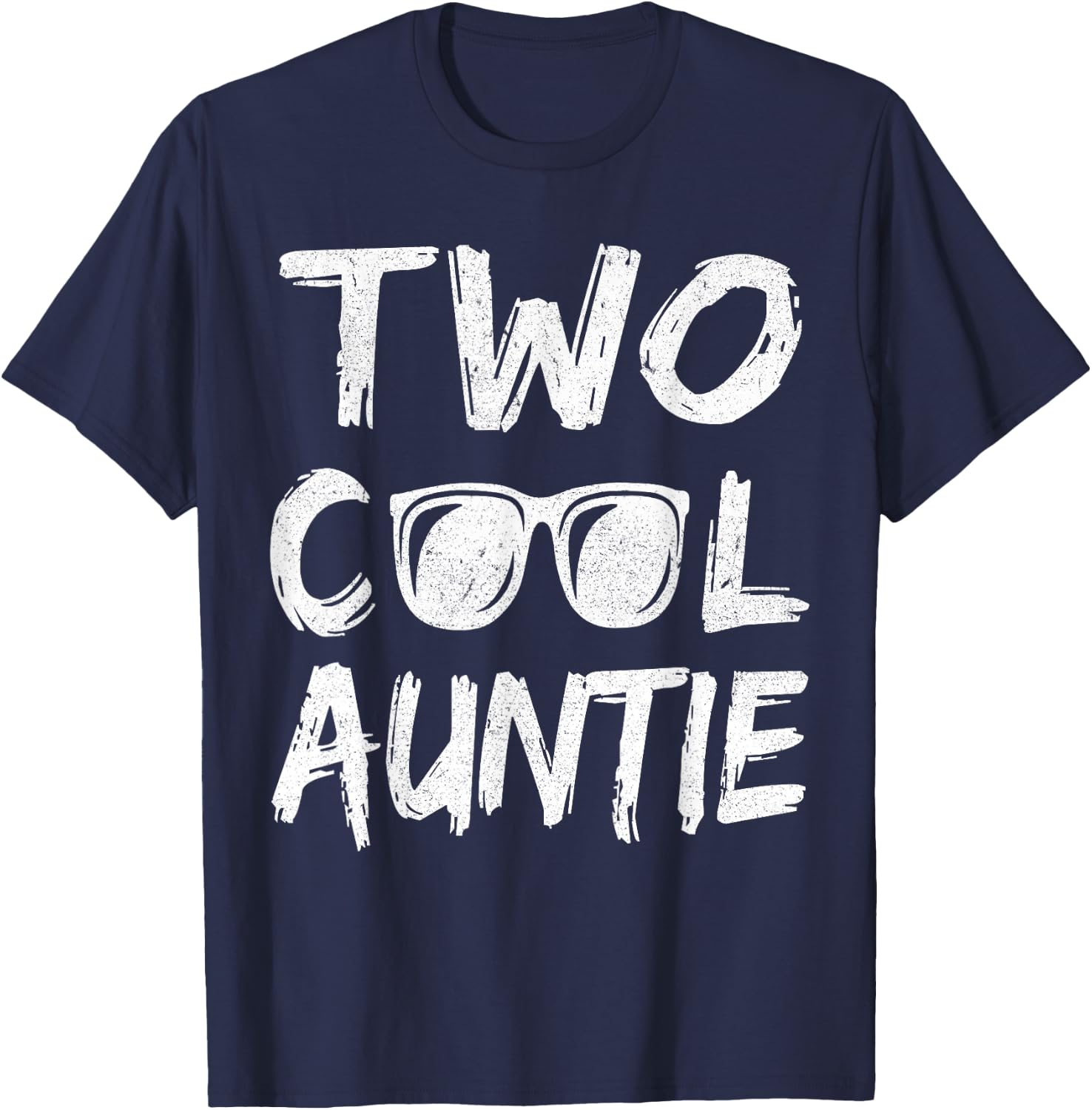 Auntie Of The Birthday Boy Two Cool 2nd Bday Family Matching T-Shirt - T-Shirt | Navy