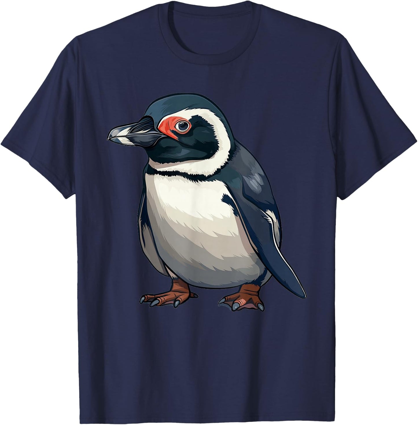 Humboldt Penguin Anime T-Shirt - T-Shirt | Navy