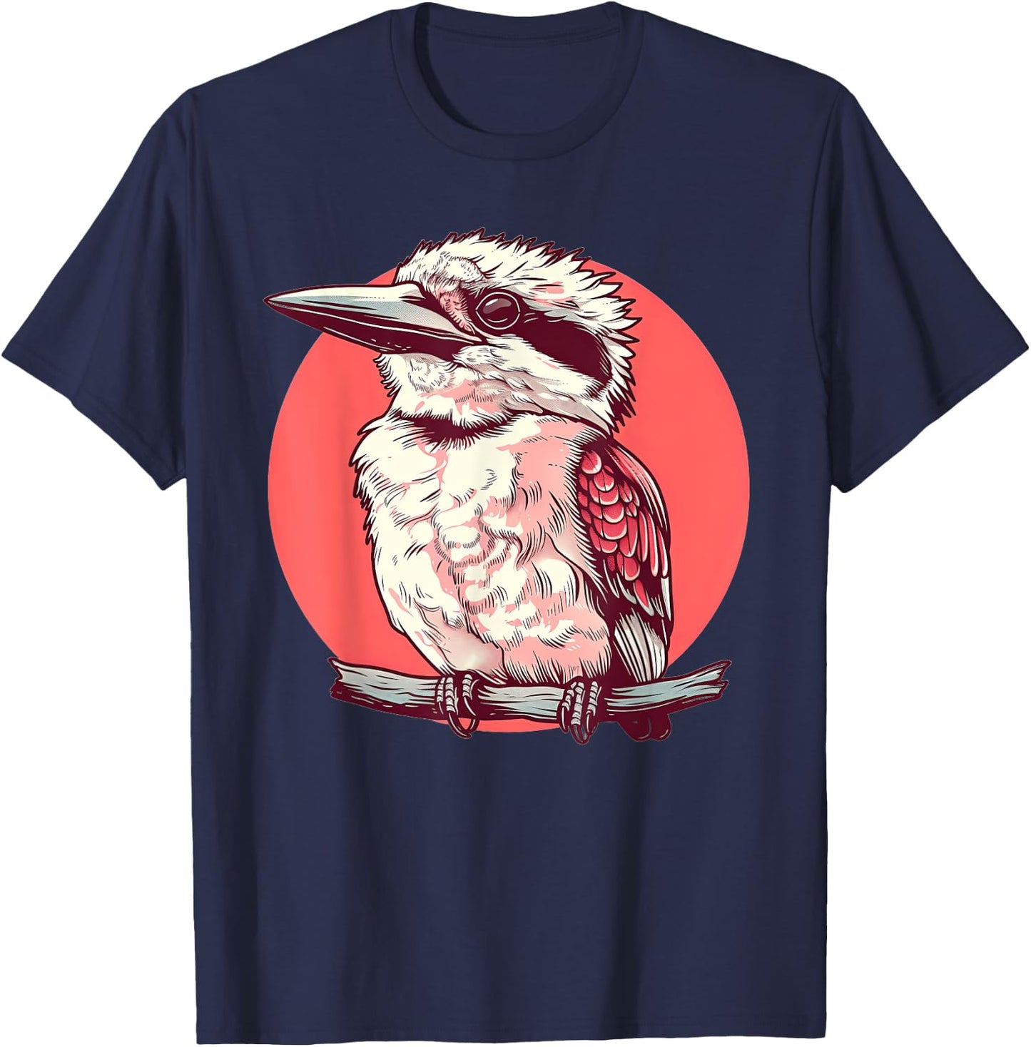 Kookaburra 80s Retro T-Shirt - T-Shirt | Navy