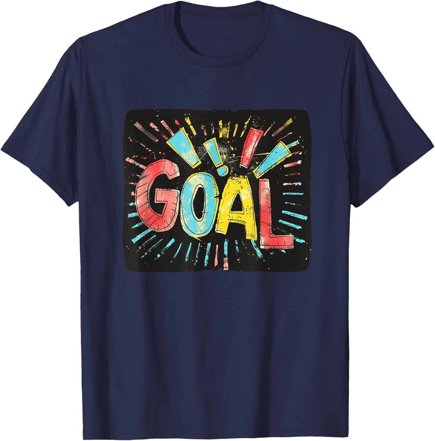 Goal Statement Outfit -Kids Black Small Graphic Space Office Graphic T-Shirt - T-Shirt | Navy