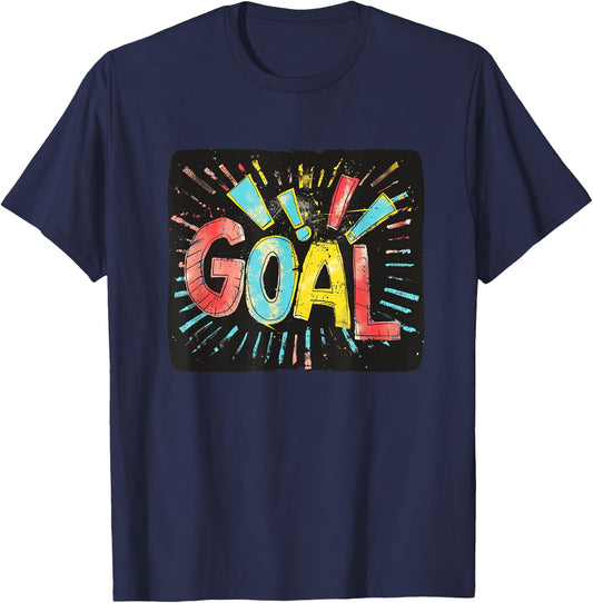 Goal Statement Outfit -Kids Black Small Graphic Space Office Graphic T-Shirt - T-Shirt | Navy