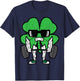 St Patricks Day Weightlift Saint Paddys Gym Men Women Kids T-Shirt - T-Shirt | Navy