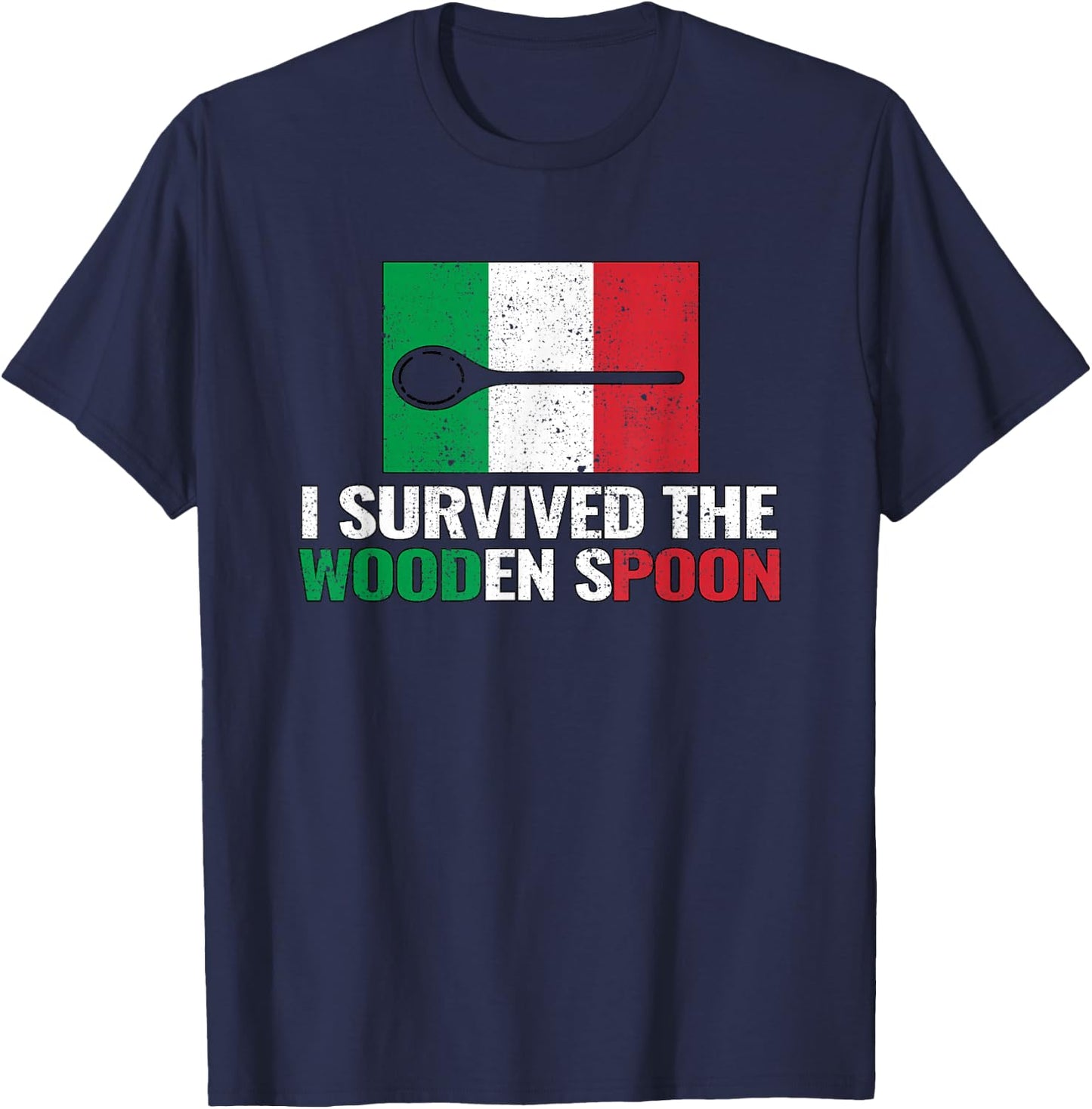 I Survived The Wooden Spoon T-Shirt - T-Shirt | Navy