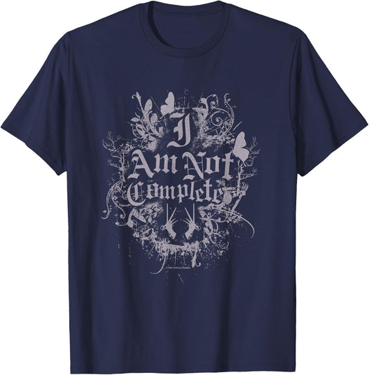 Edward Scissorhands I Am Not Complete Vintage Gothic Logo T-Shirt - T-Shirt | Navy