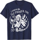 I Know The Owner Too Skeleton Death T-Shirt - T-Shirt | Navy