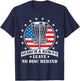 American Flag Disc Golf Search & Rescue 4th of July Golfer Women Girls Kids Men T-Shirt - T-Shirt | Navy