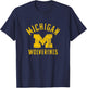 Kids University of Michigan Wolverines U of M Large T-Shirt - T-Shirt | Navy