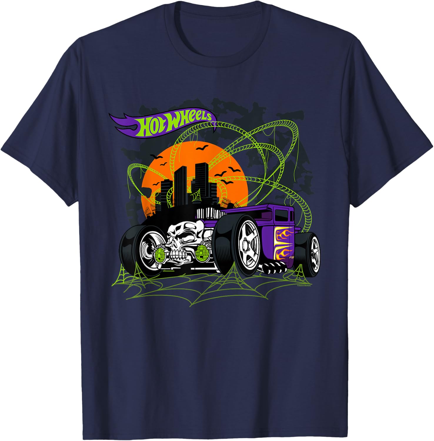 Hot Wheels - Halloween Bone Shaker T-Shirt - T-Shirt | Navy