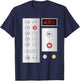 Cool Elevator Buttons Art Men Women Lift Halloween Costume T-Shirt - T-Shirt | Navy