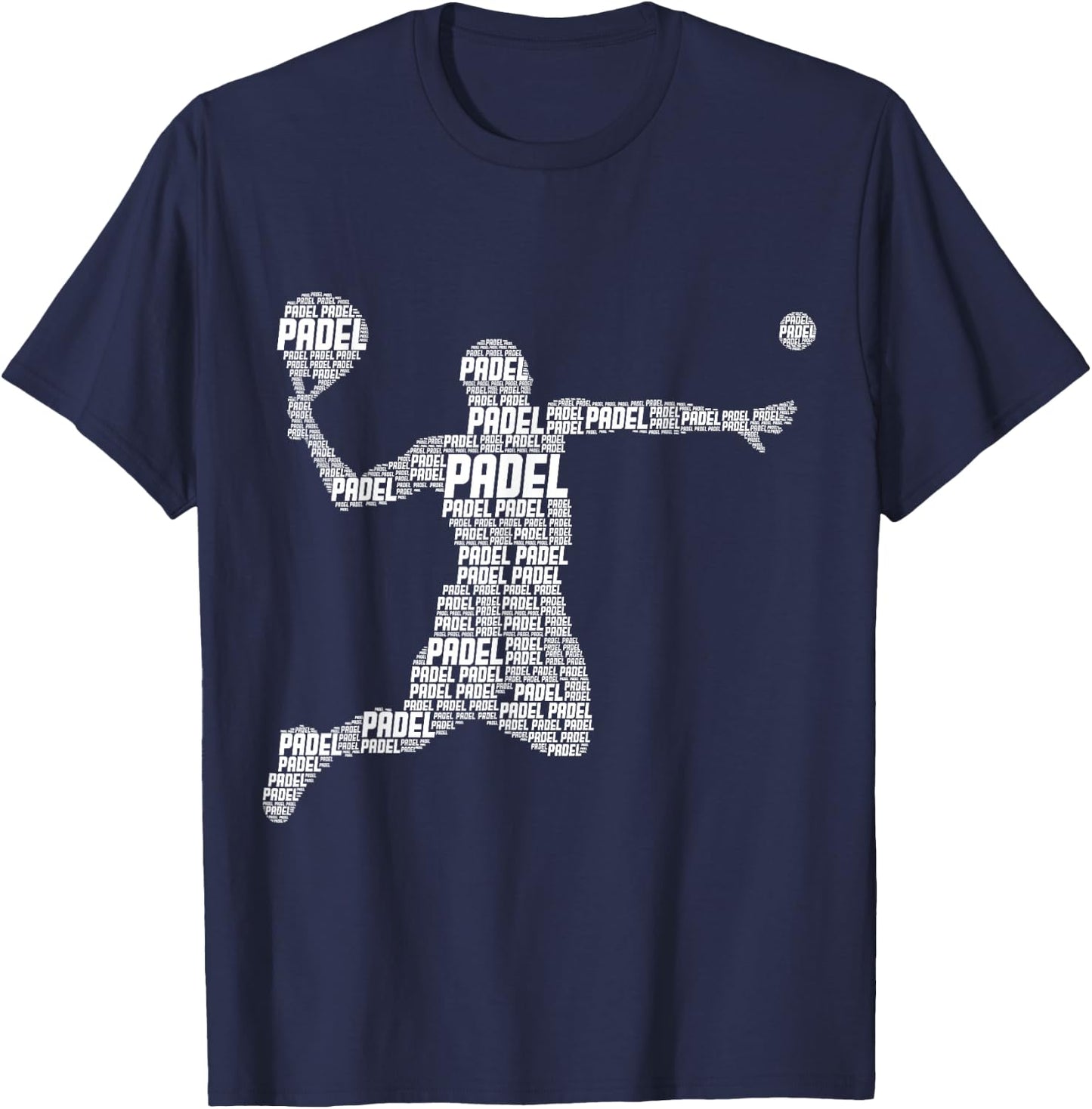 Padel Paddleball Men Boys Kids T-Shirt - T-Shirt | Navy