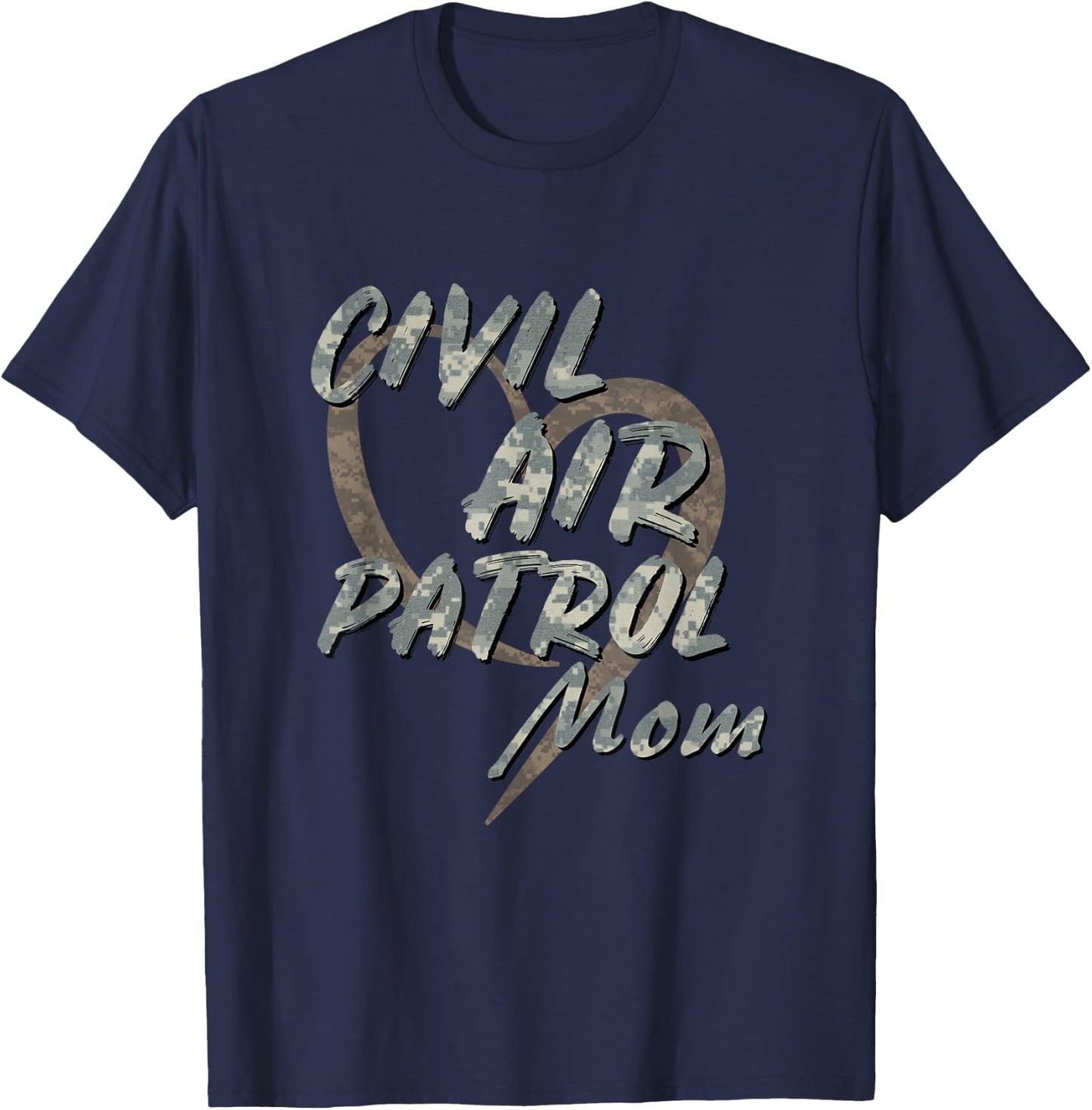 Civil Air Patrol Mom Shirt for Proud CAP Cadet Mothers T-Shirt - T-Shirt | Navy