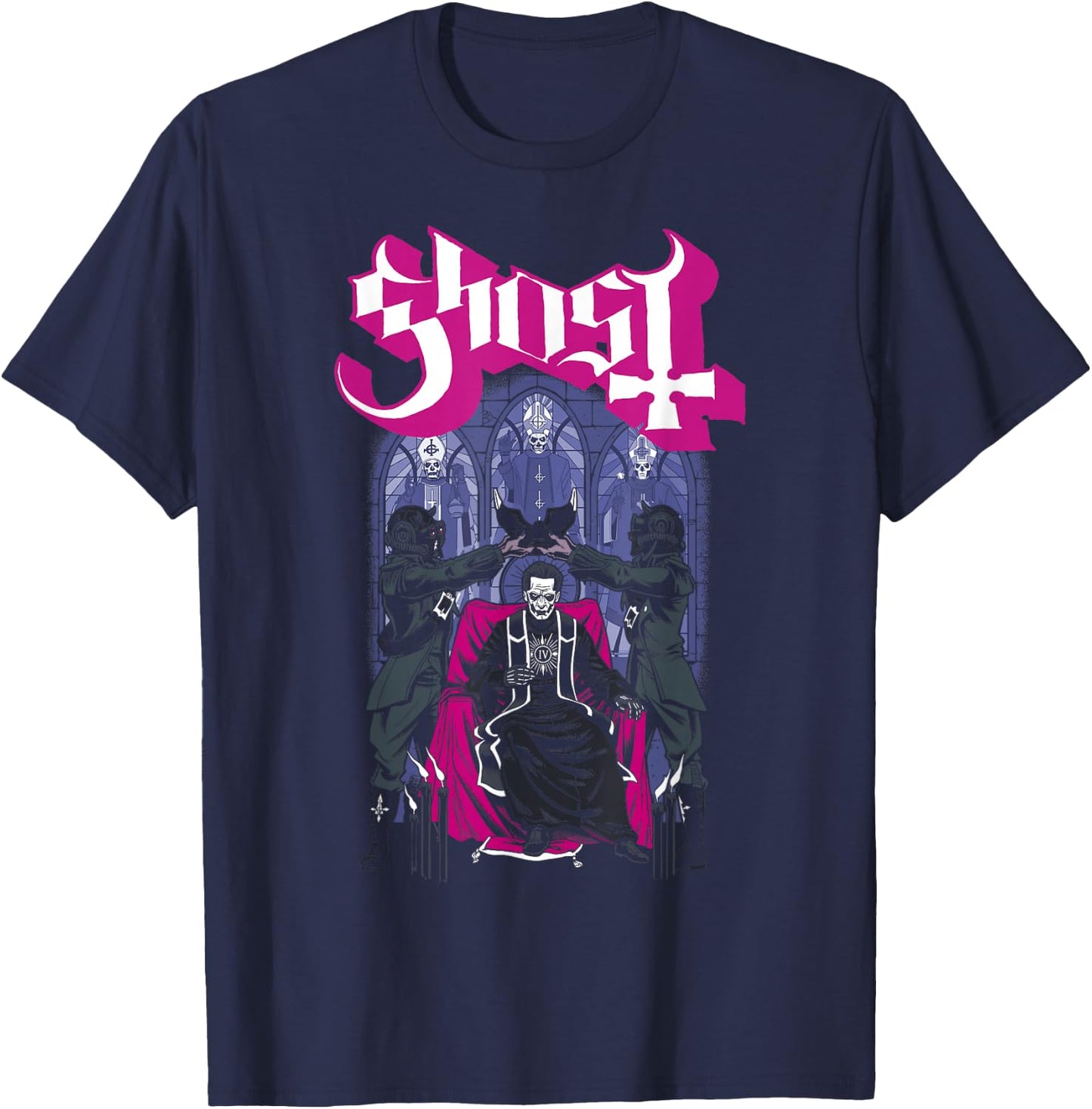 Ghost - Crowned T-Shirt - T-Shirt | Navy