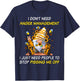 Don't Need Anger-Manaent I Need People Stop Pissing Gnome T-Shirt - T-Shirt | Navy