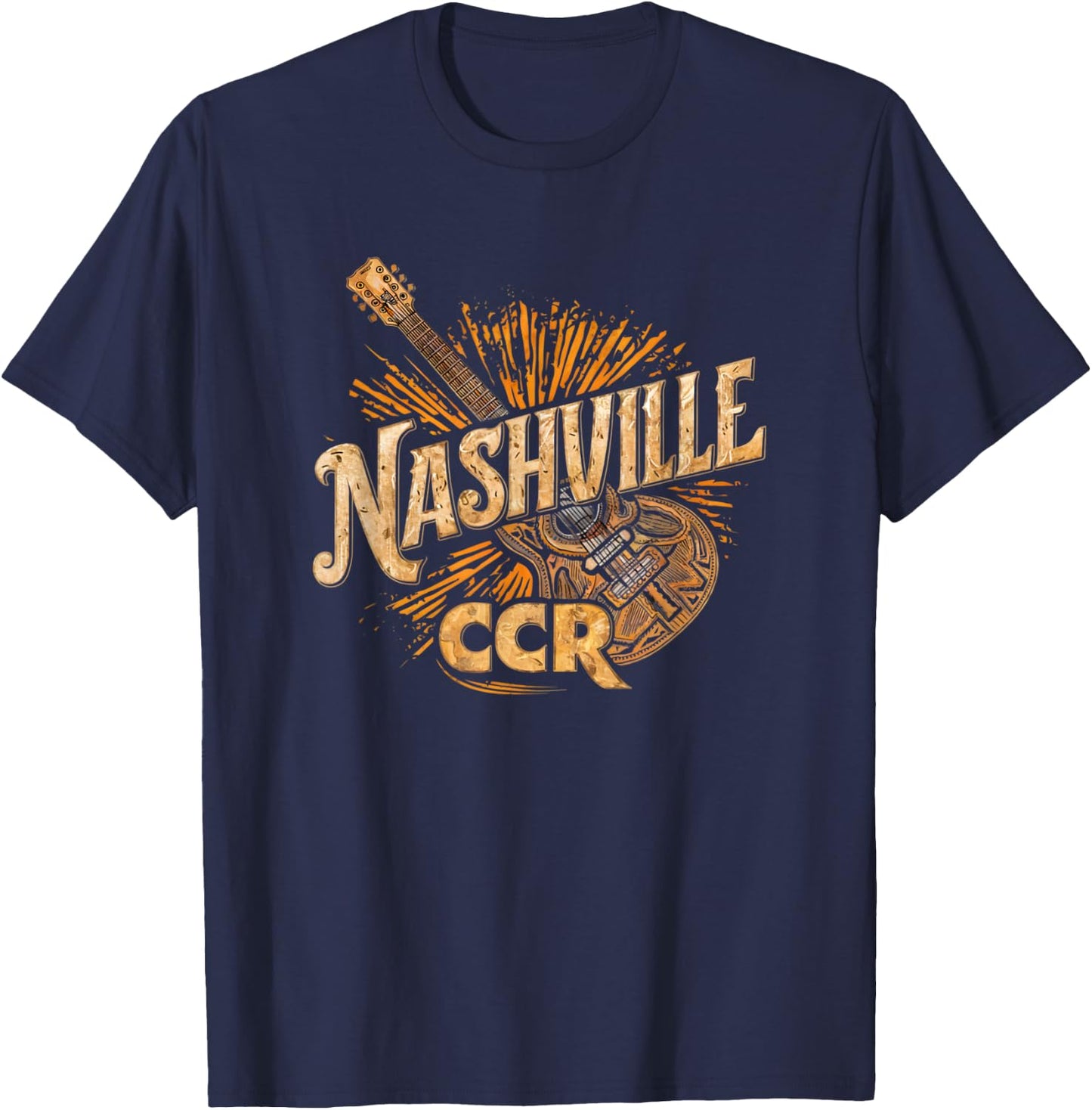 Nashville Country Music Shirts Rock Band T-Shirt - T-Shirt | Navy