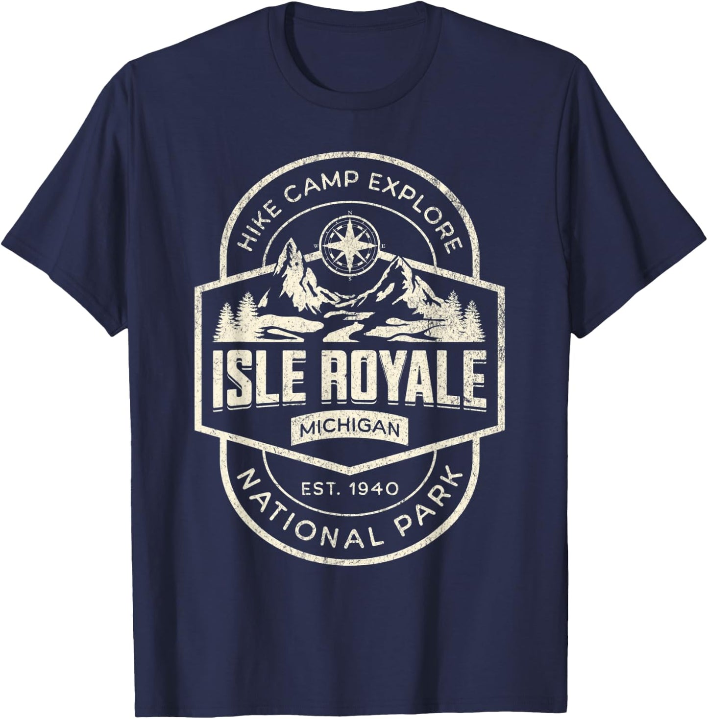 Isle Royale National Park T-Shirt - T-Shirt | Navy