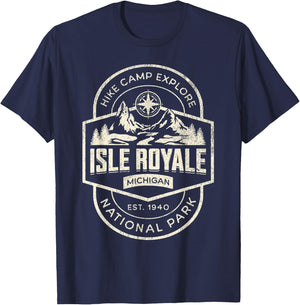 Isle Royale National Park T-Shirt - T-Shirt | Navy