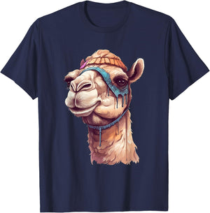 Camel Desert Animal Camel T-Shirt - T-Shirt | Navy