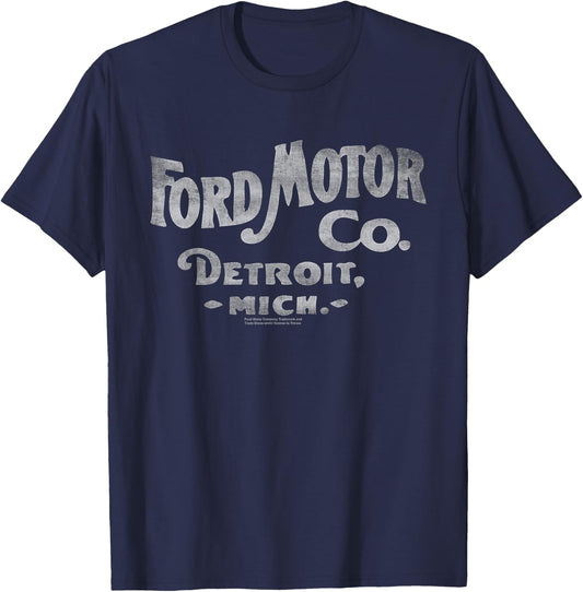 Ford Detroit Michigan Classic T-Shirt - T-Shirt | Navy