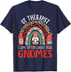 Occupational Therapy Gnomes Christmas OT Therapist T-Shirt - T-Shirt | Navy