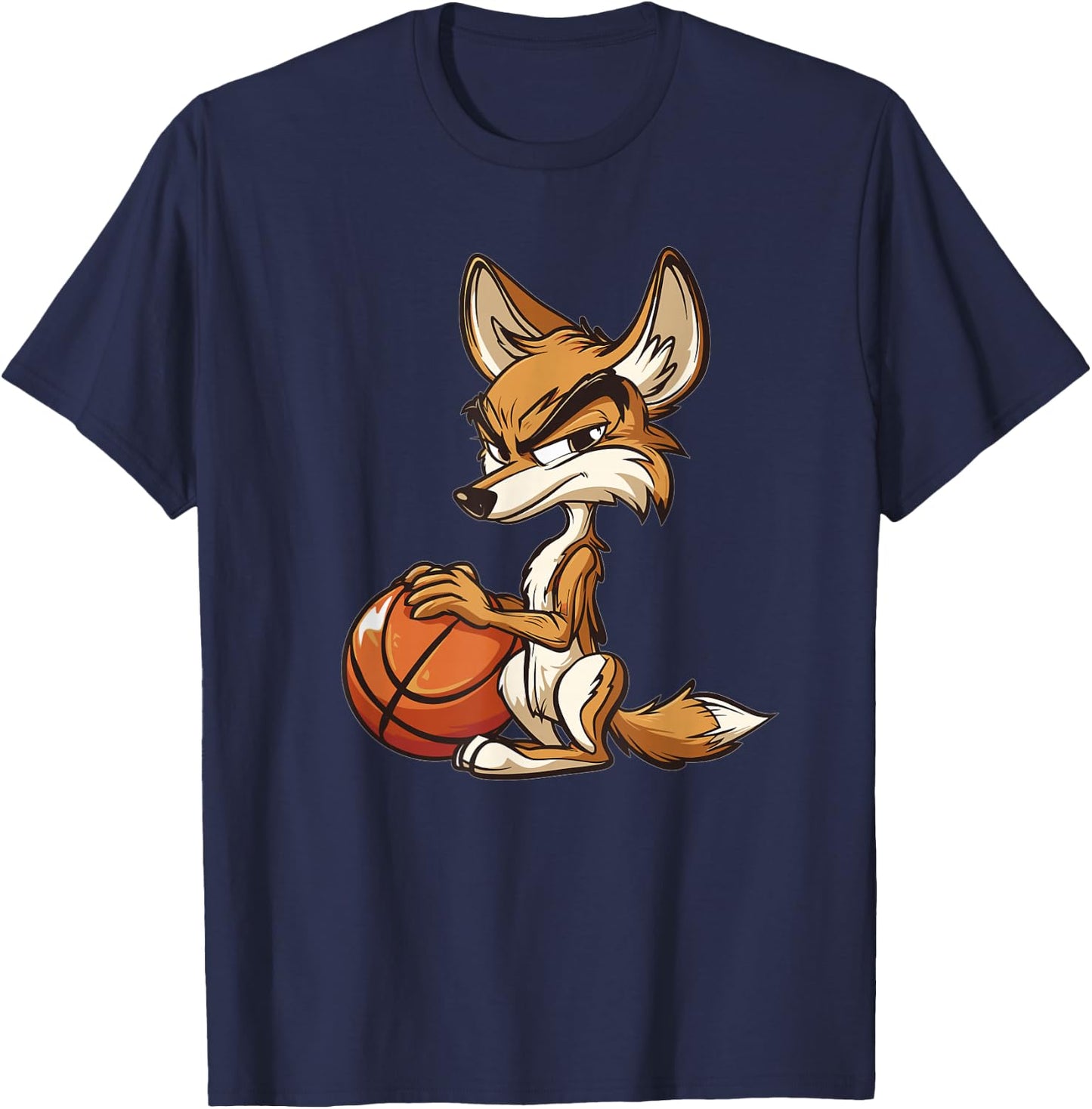 Kids Basketball Coyote T-Shirt - T-Shirt | Navy