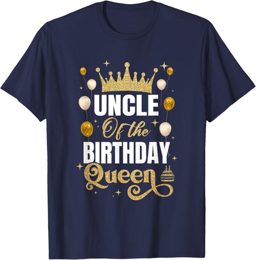 Uncle Of The Birthday Queen Women Girls Bday Party