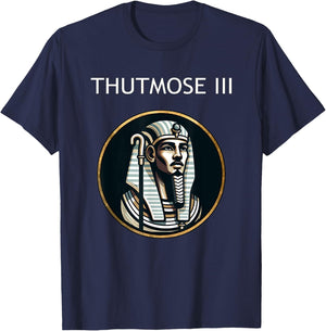 Thutmose III Ancient Egyptian Pharaoh Ancient Egypt History T-Shirt - T-Shirt | Navy