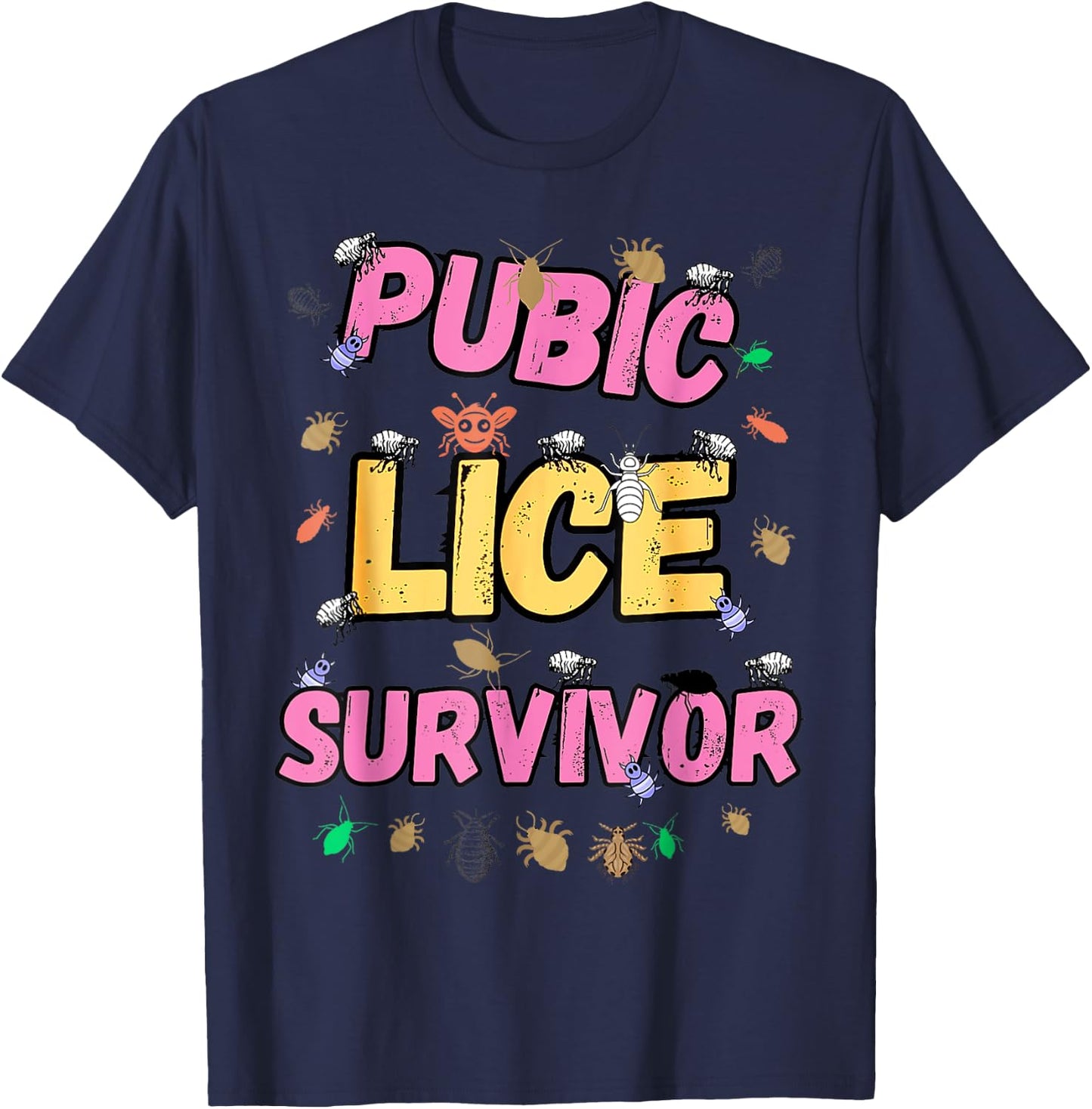 Funny Embarrassing Inappropriate T-Shirt - T-Shirt | Navy
