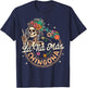Spanish Hispanic Aunt Latina Skeleton La Tia Mas Chingona T-Shirt - T-Shirt | Navy