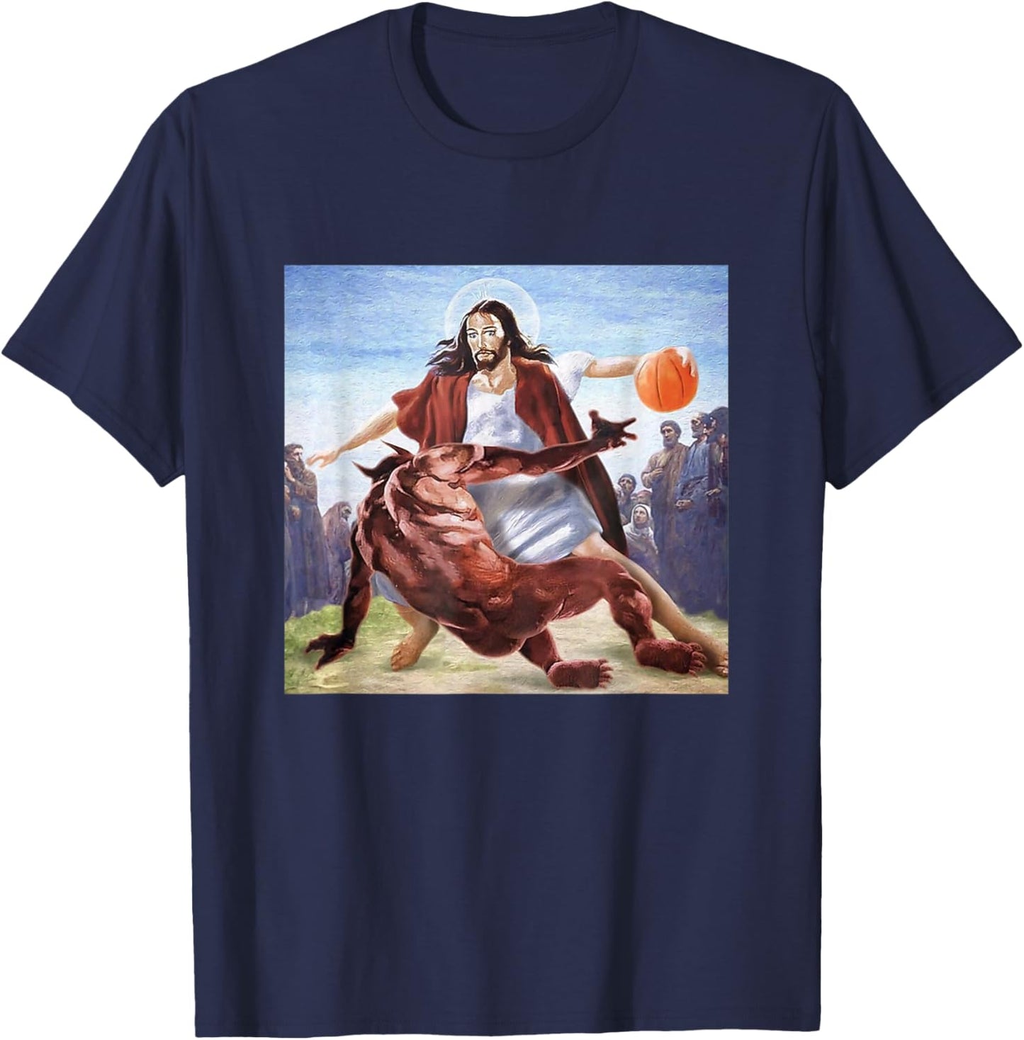 Xemrry Christian -Adults , Black, Small, Short Sleeve, Modern, Christian-themed novelty T-Shirt - T-Shirt | Navy