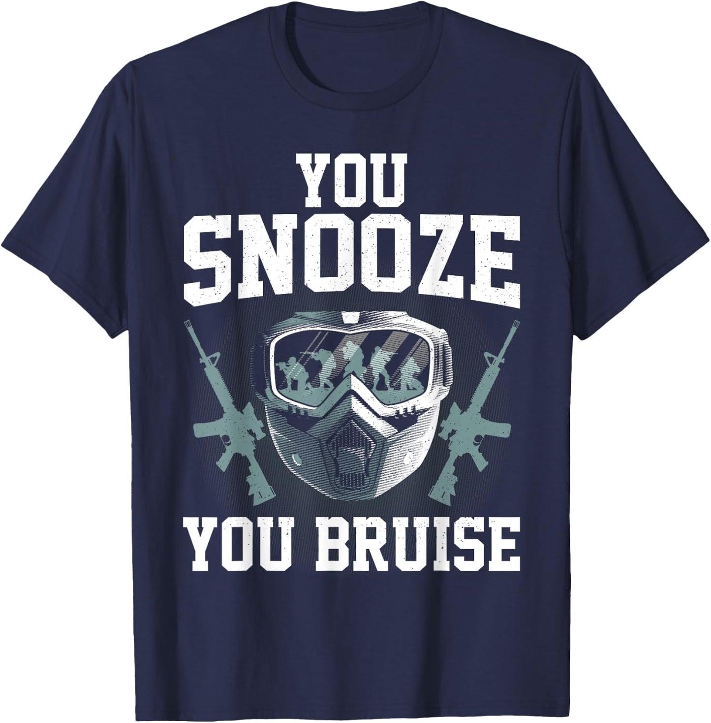 Funny Airsoft Art Women Airsoft Player Airsoft Gear T-Shirt - T-Shirt | Navy